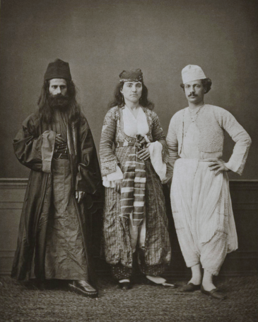 "Cyprus 19th cent costumes" by Pascal Sebah - http://www.wdl.org/en/item/337. Licensed under Public Domain via Wikimedia Commons - http://bit.ly/1CEUhG1